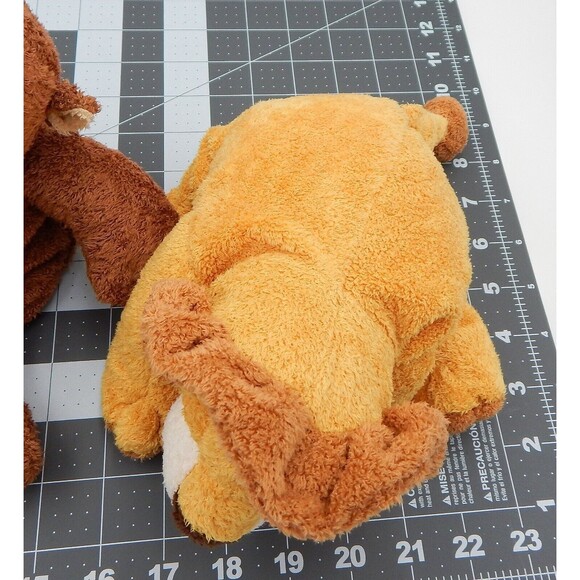 Ty Pluffies Tylux Giraffe Lion Monkey Beanbag Terry Plush Stuffed Animal Set/3 - Picture 9 of 14